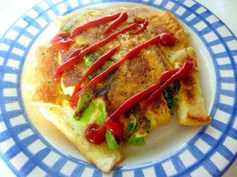 ☆フライパンで♪ パンの耳のチーズ焼き☆